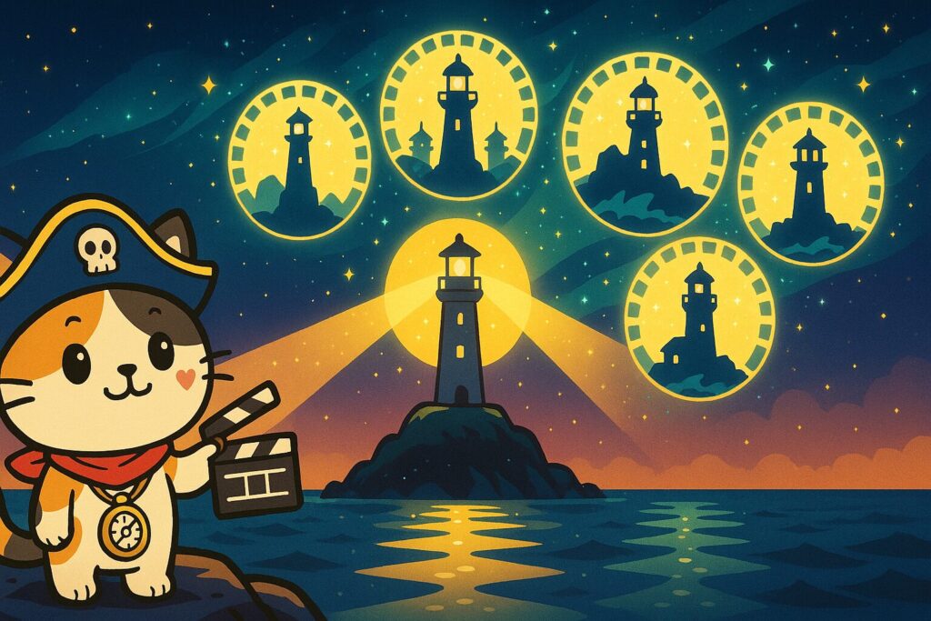 映画5選と灯台とココロ船長