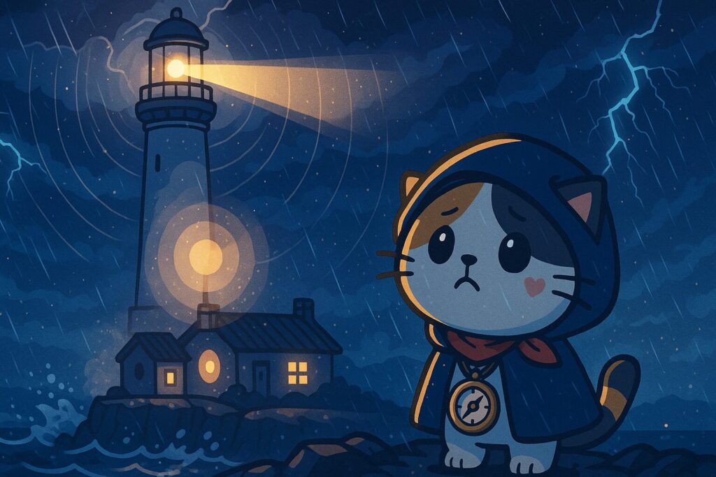 霧と嵐の岬とココロ船長
