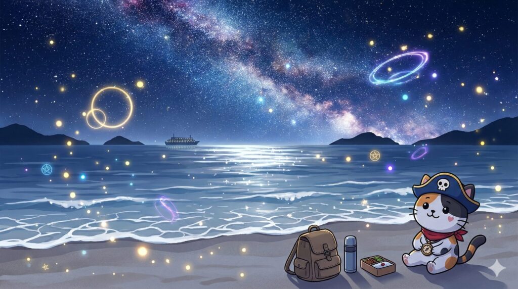 星空の海とココロ船長