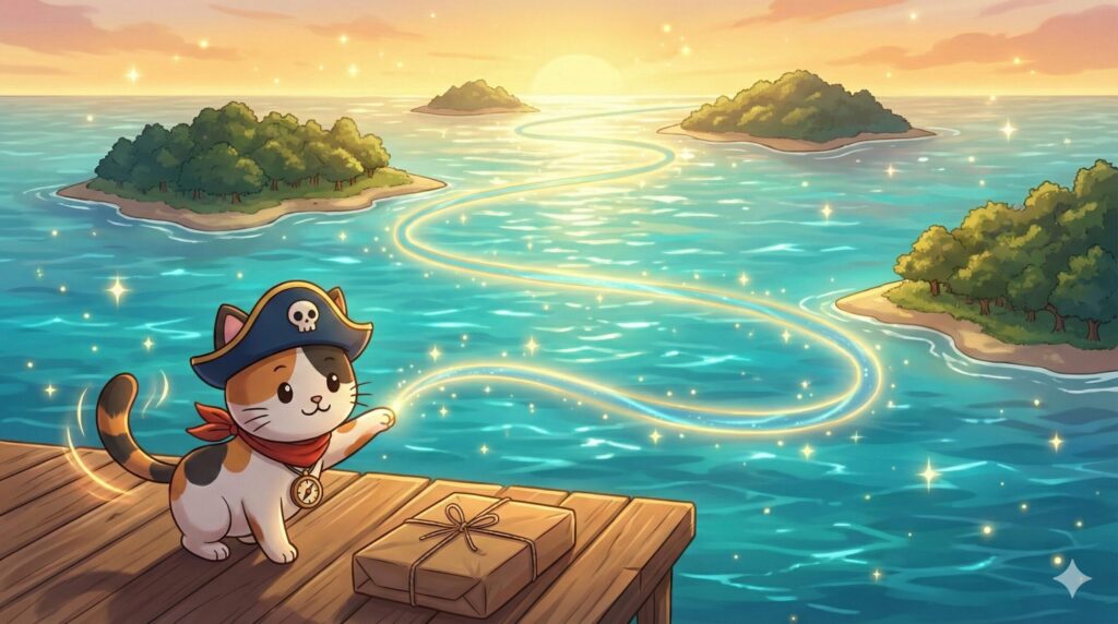 ココロ船長と航路
