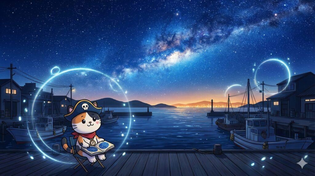 東京の島とココロ船長
