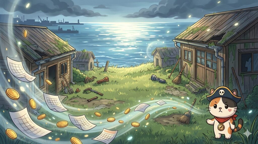 空き家負担とココロ船長
