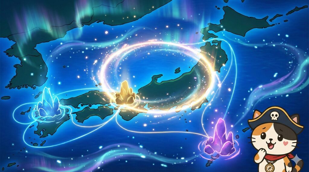 三つの光点とココロ船長
