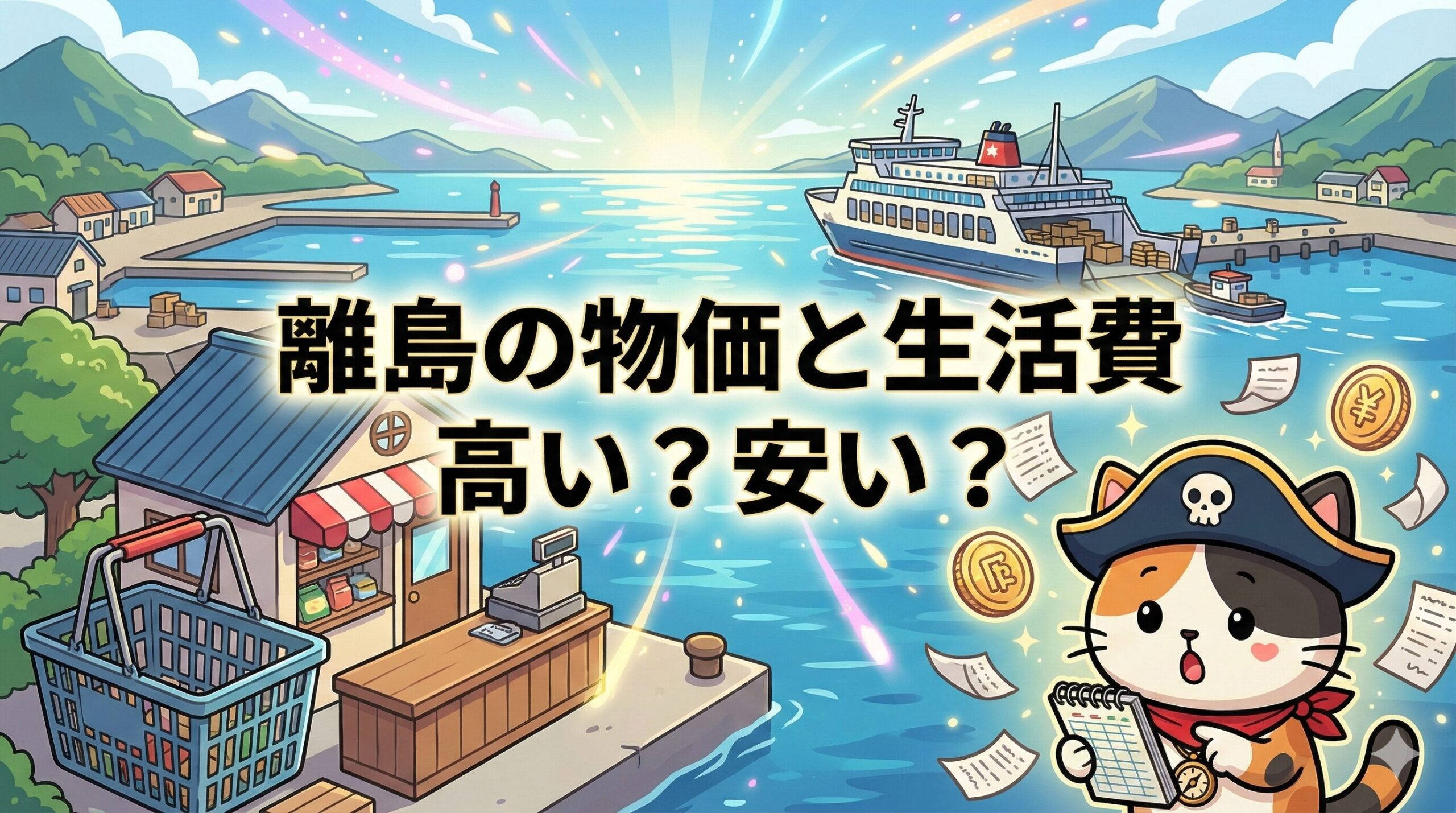 離島の生活費とココロ船長