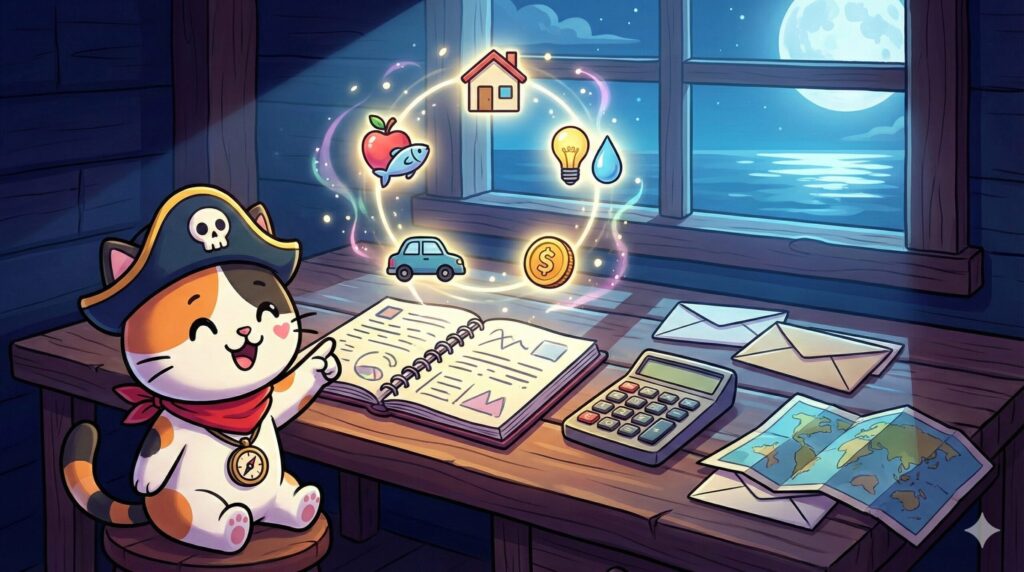 家計簿のココロ船長
