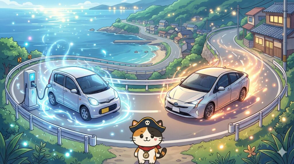 車選びとココロ船長
