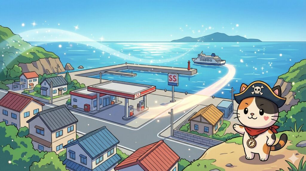 港とSSとココロ船長
