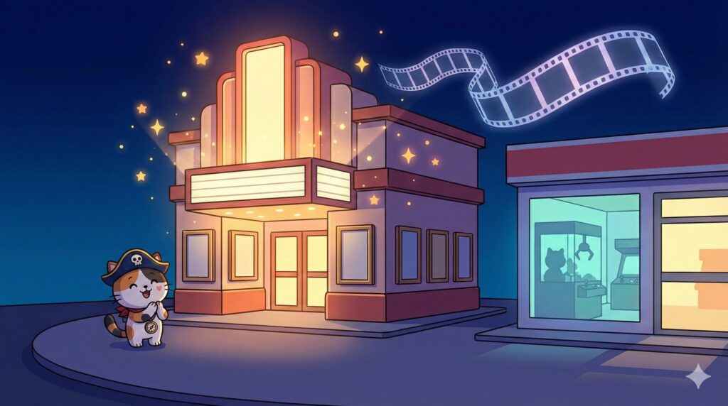 小さな映画館とココロ船長