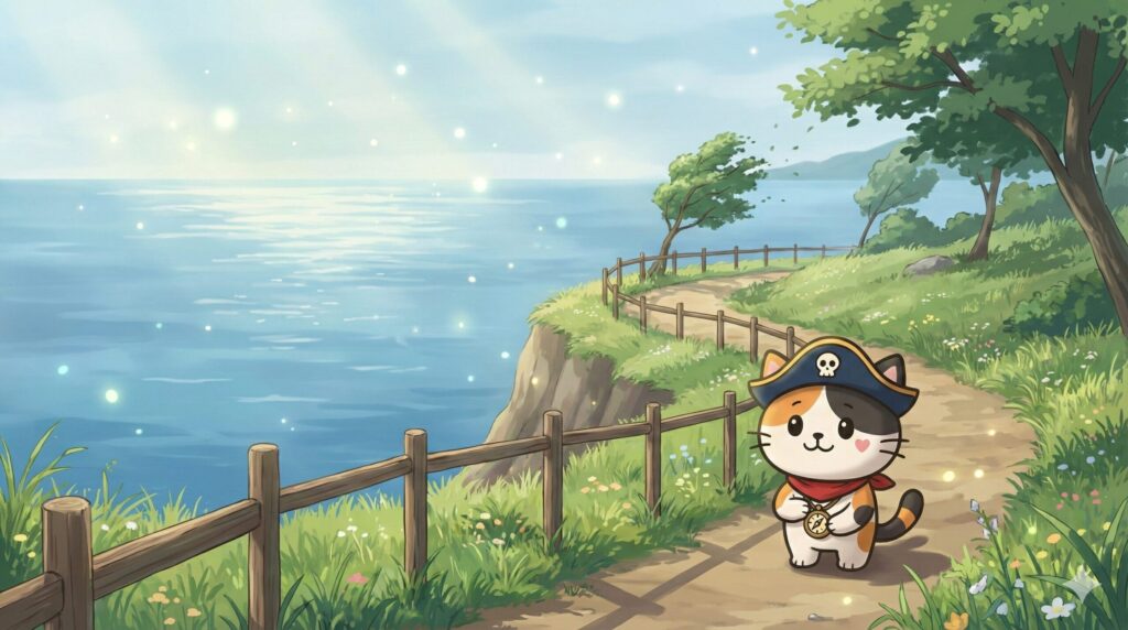 海を眺めてひと息つき、無理をしない距離感を整えているココロ船長の見出し画像
