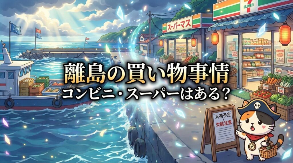 離島の商店とココロ船長