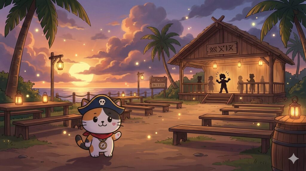 集落の寄り合いの空気を読み、波風を立てない姿勢を示しているココロ船長の見出し画像
