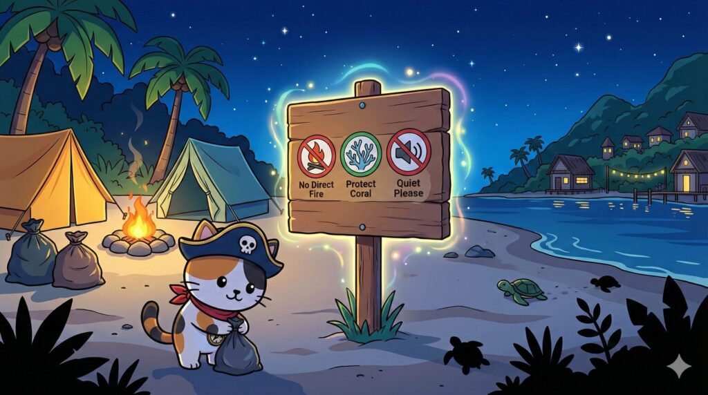 マナーを守るココロ船長
