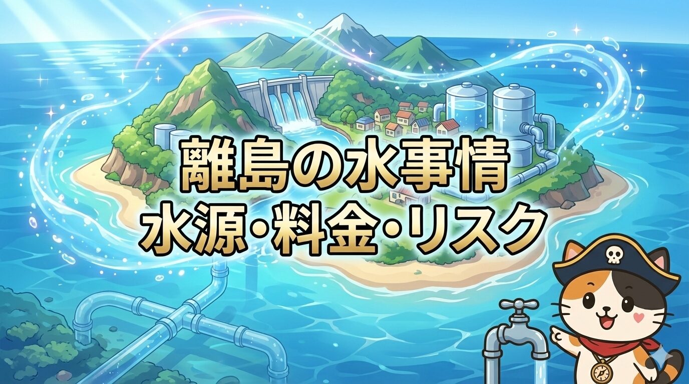 離島の水事情とココロ船長