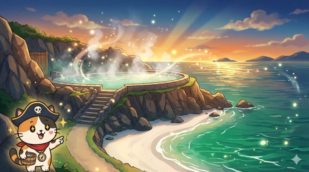 島旅温泉とココロ船長
