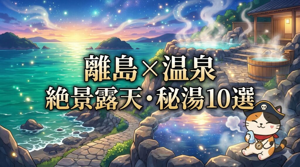 離島温泉とココロ船長