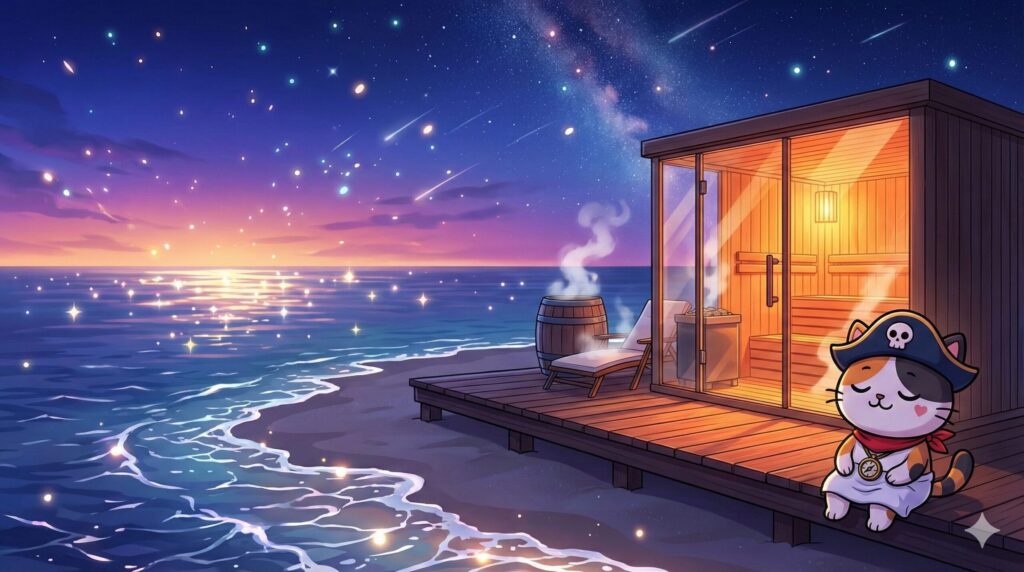 海辺サウナとココロ船長
