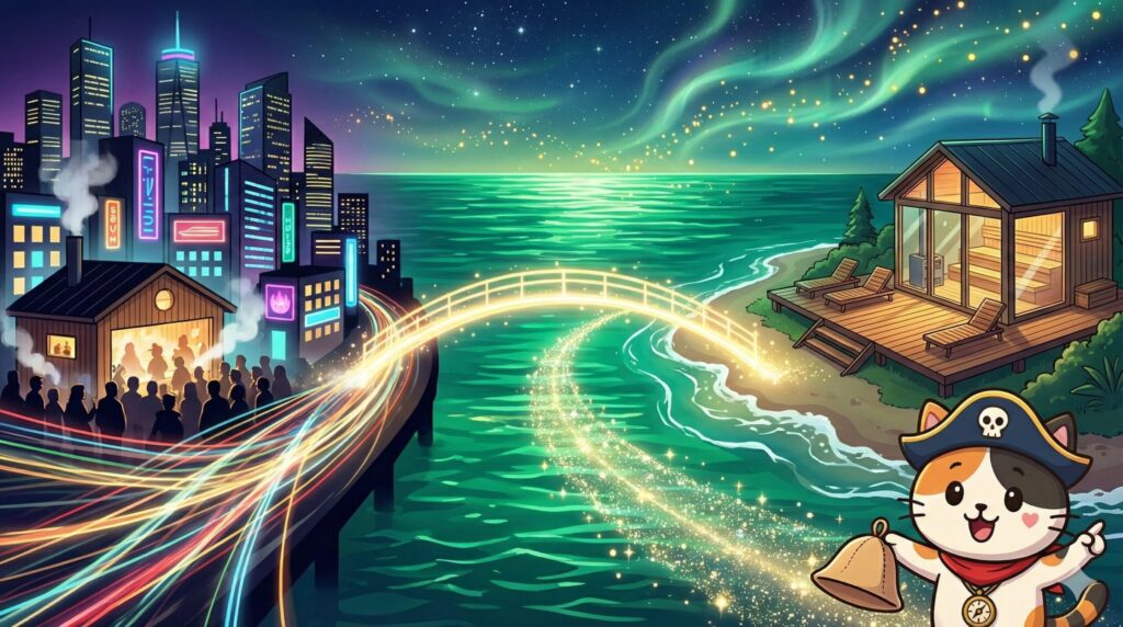 離島サウナとココロ船長
