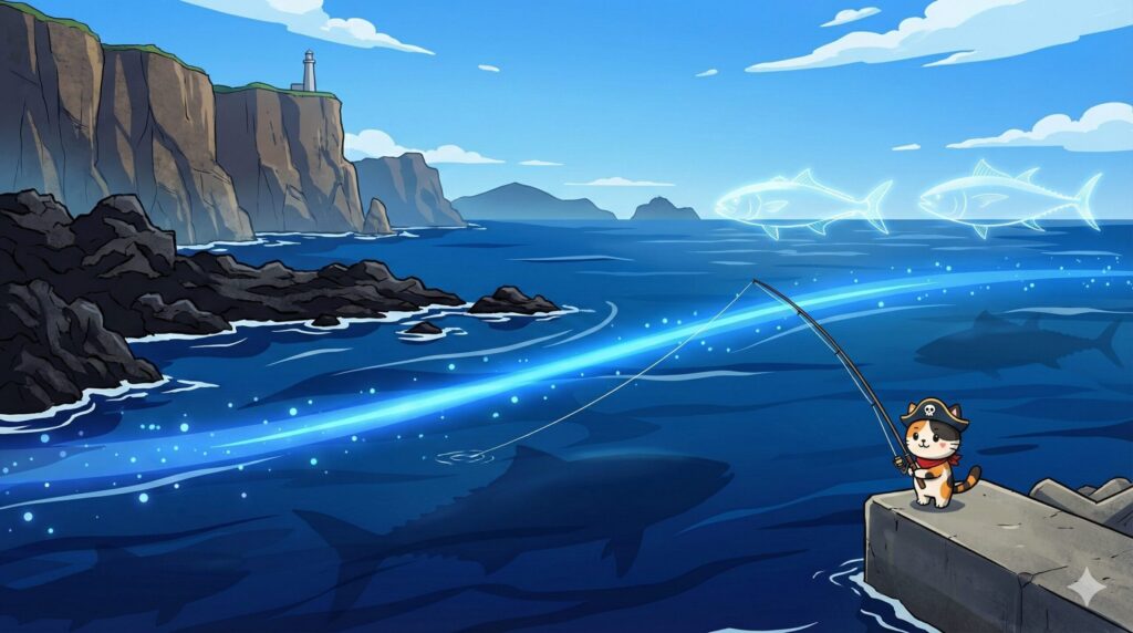 黒潮に挑むココロ船長
