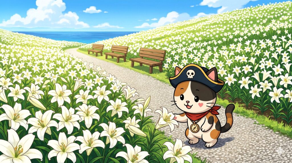 ゆりを見つめるココロ船長