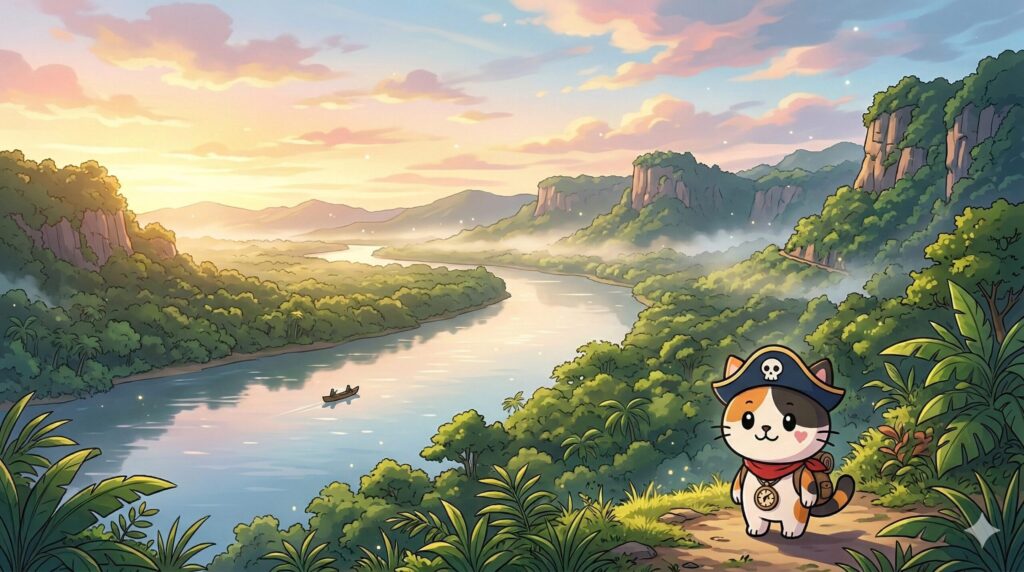 出発準備を終えたココロ船長