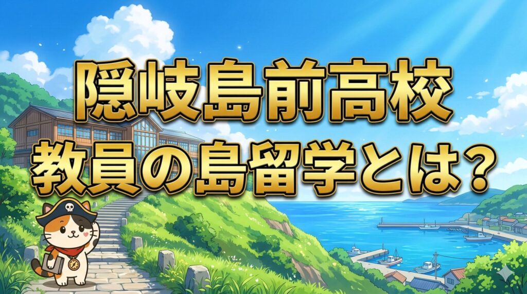 隠岐島前高校とココロ船長