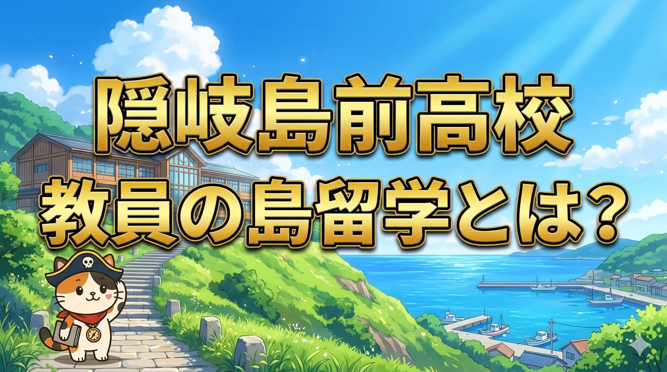 隠岐島前高校とココロ船長