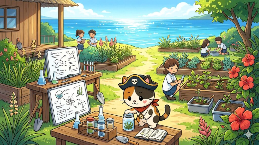 探究するココロ船長