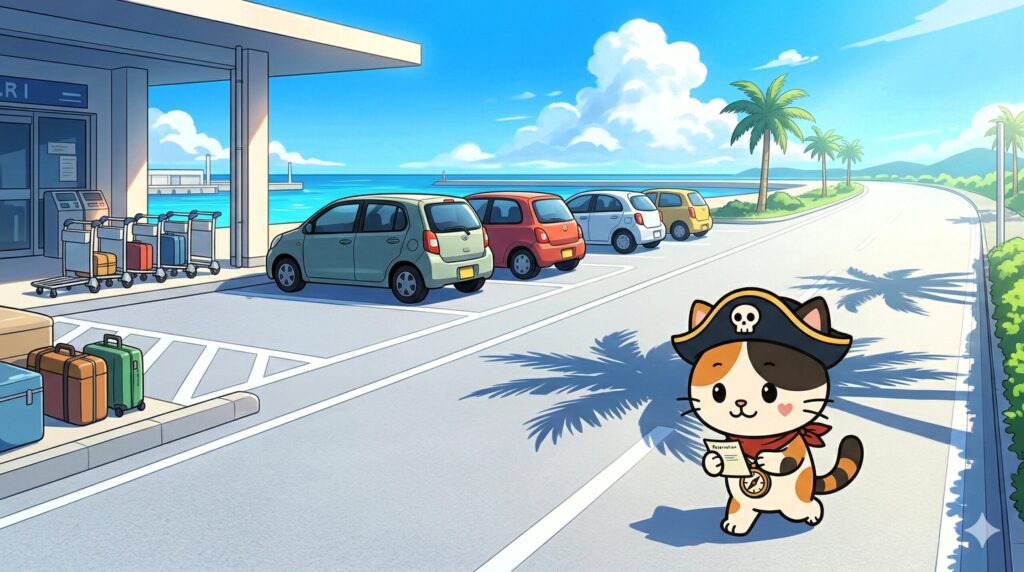 予約票を見るココロ船長