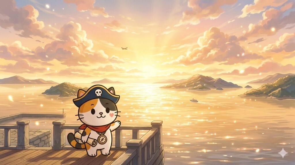 一覧を活用するよう案内しているココロ船長