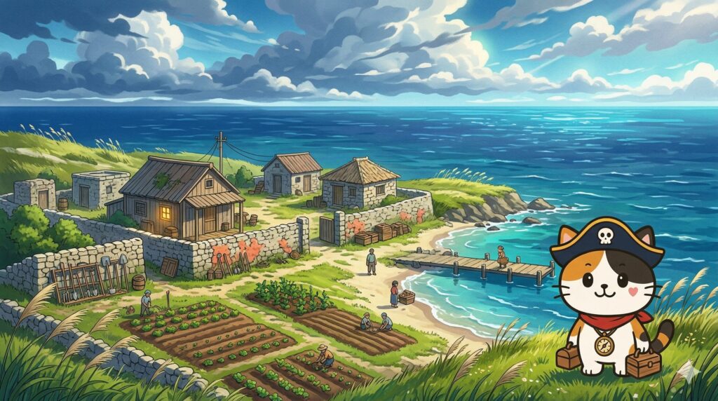 厳しい現実の中で自立の必要性を見つめているココロ船長