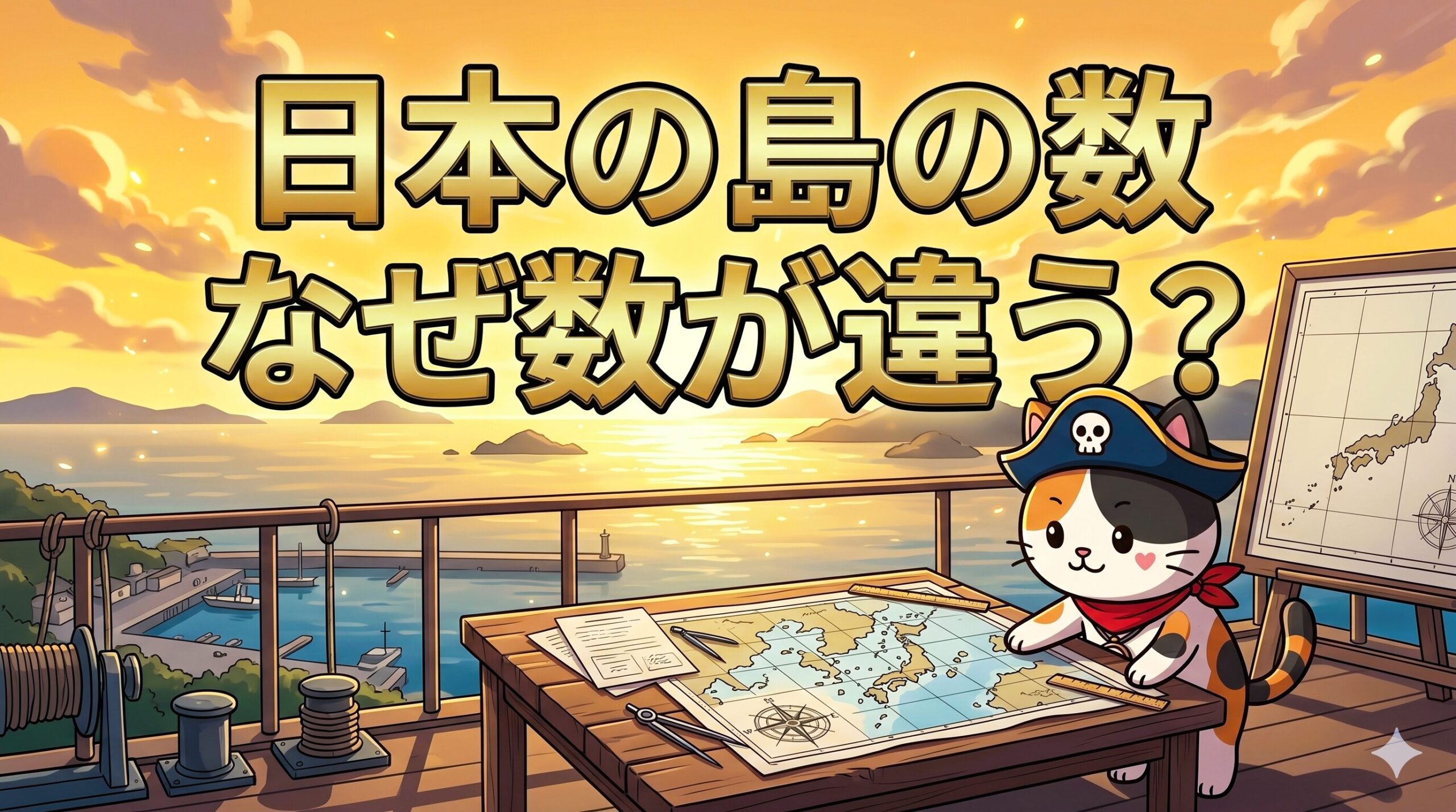 地図を見るココロ船長