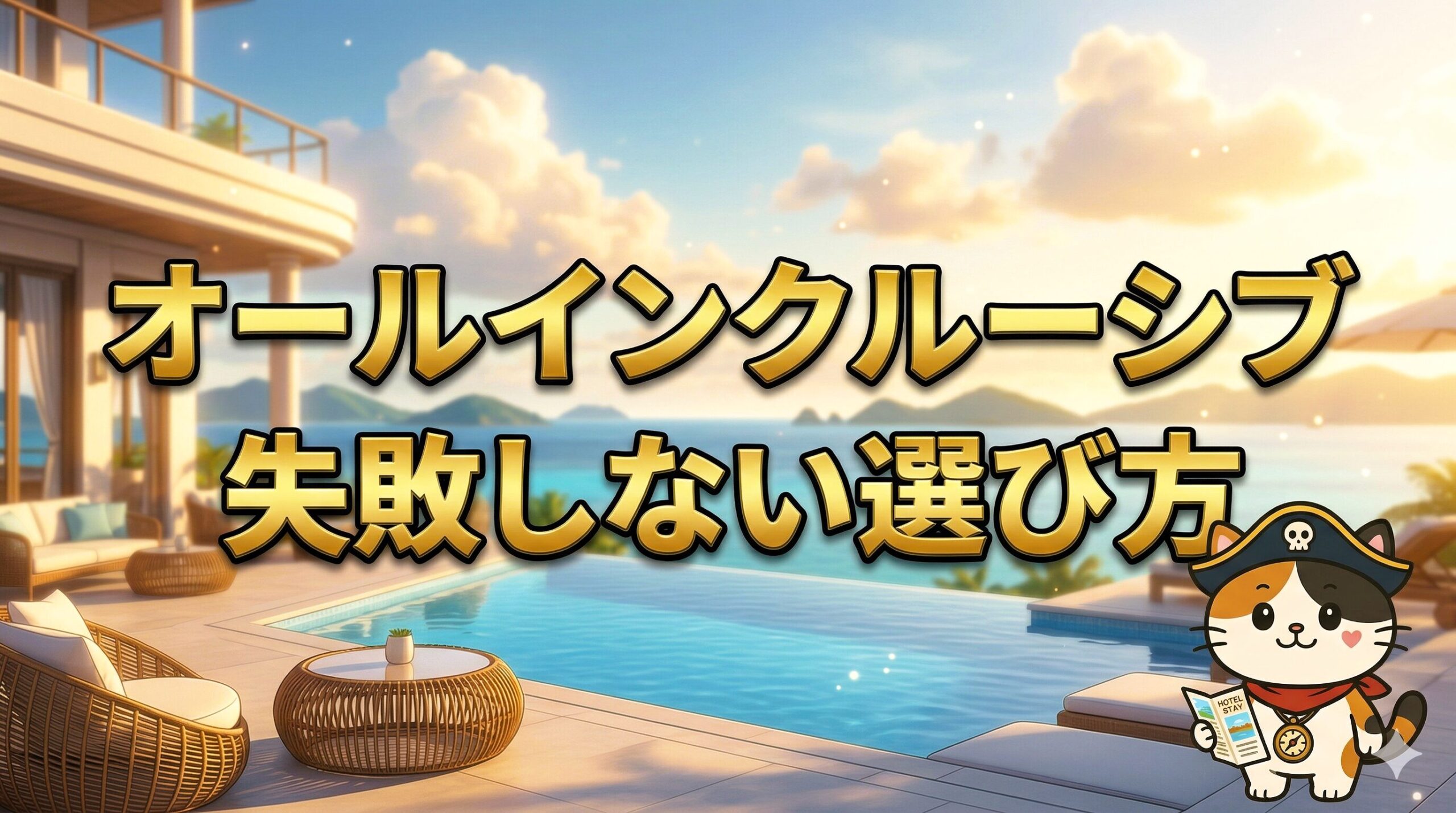 リゾートを選ぶココロ船長