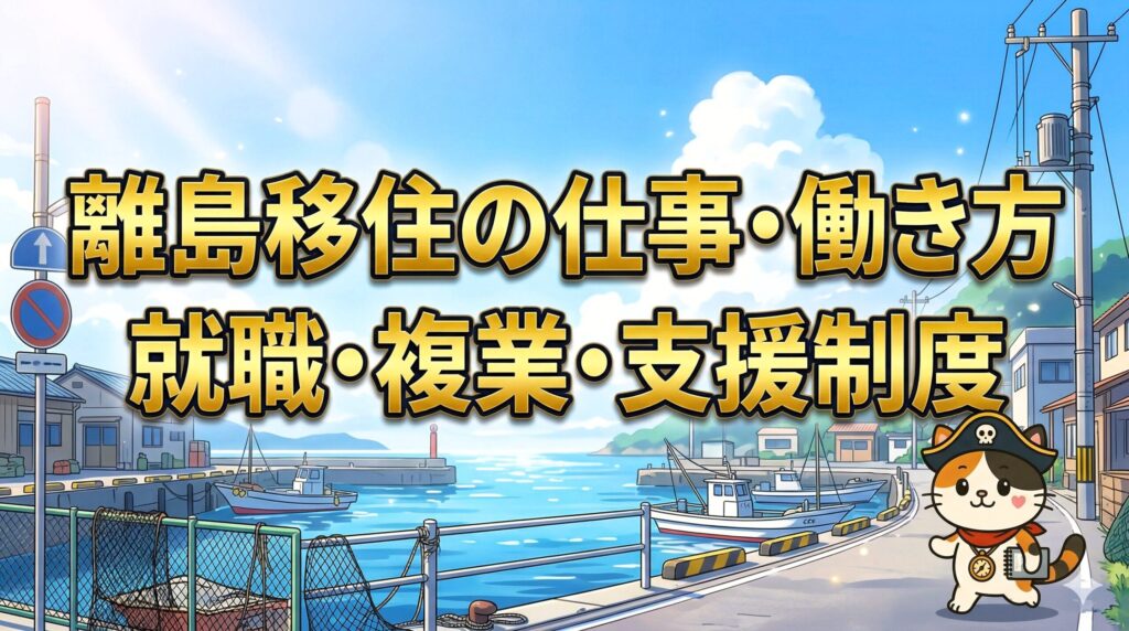 港町を小走りするココロ船長