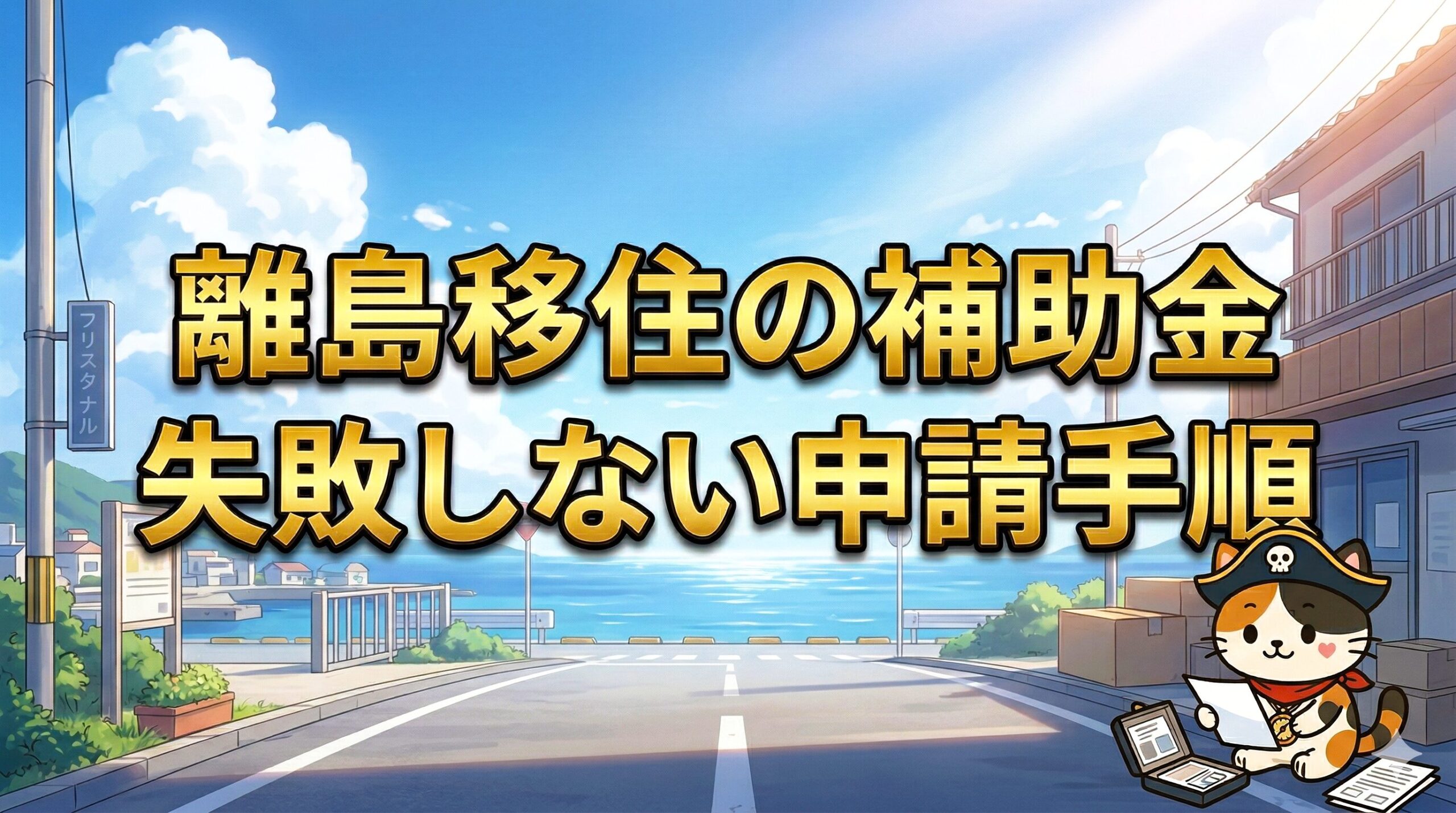 家の前で資料を見るココロ船長