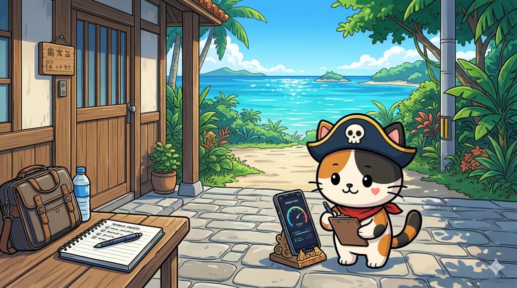 メモを取るココロ船長