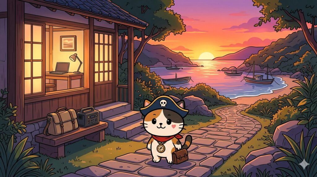 歩き出すココロ船長