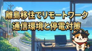 海風の中で帽子を押さえるココロ船長