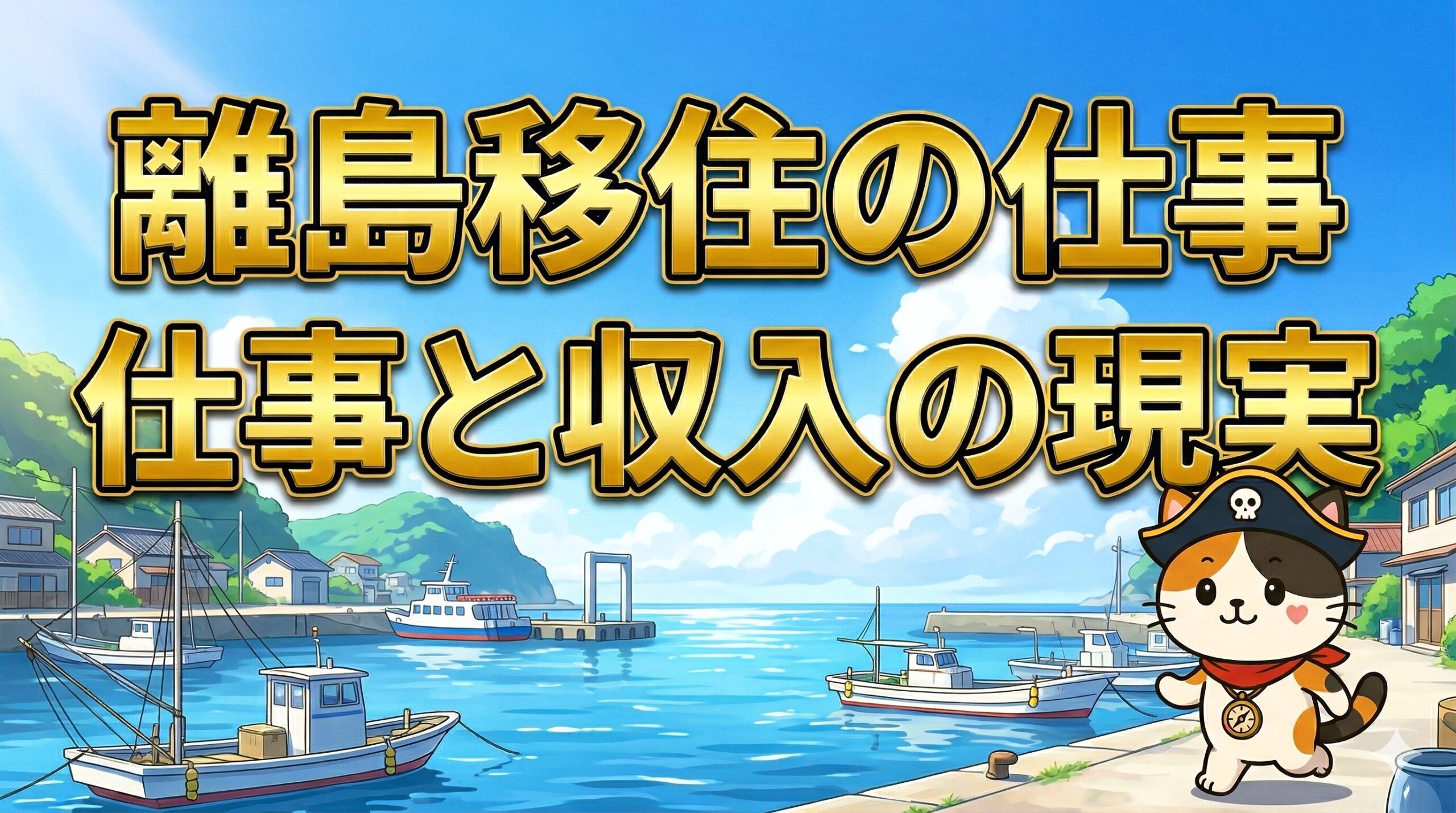 港町を急ぐココロ船長
