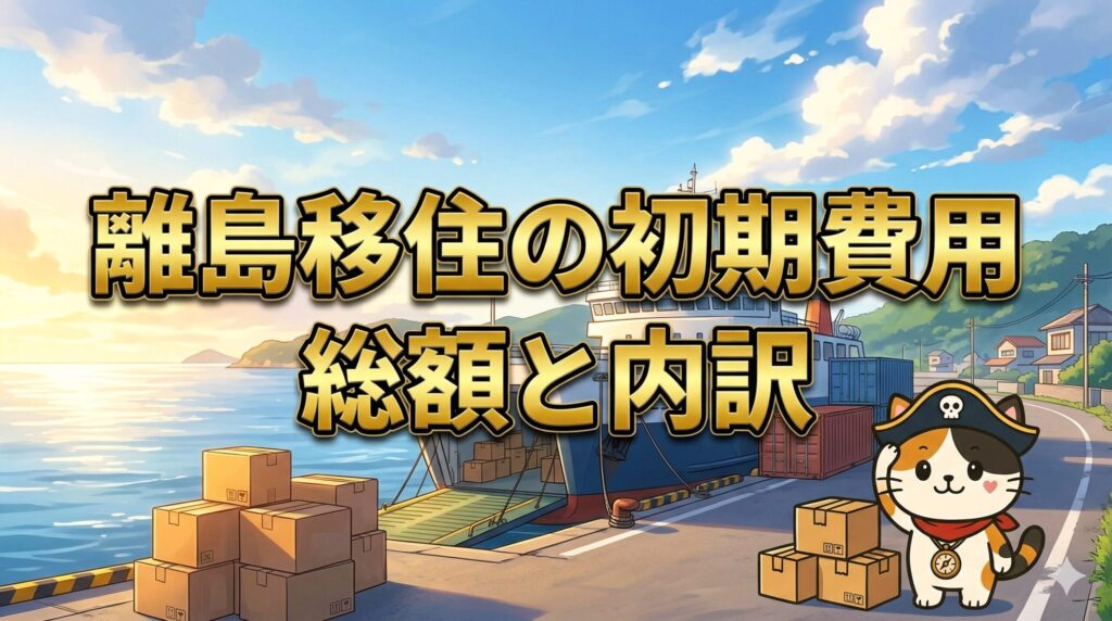 港で予算を考えるココロ船長