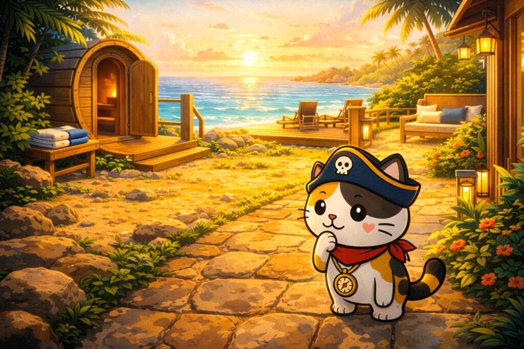 選び方を考えるココロ船長